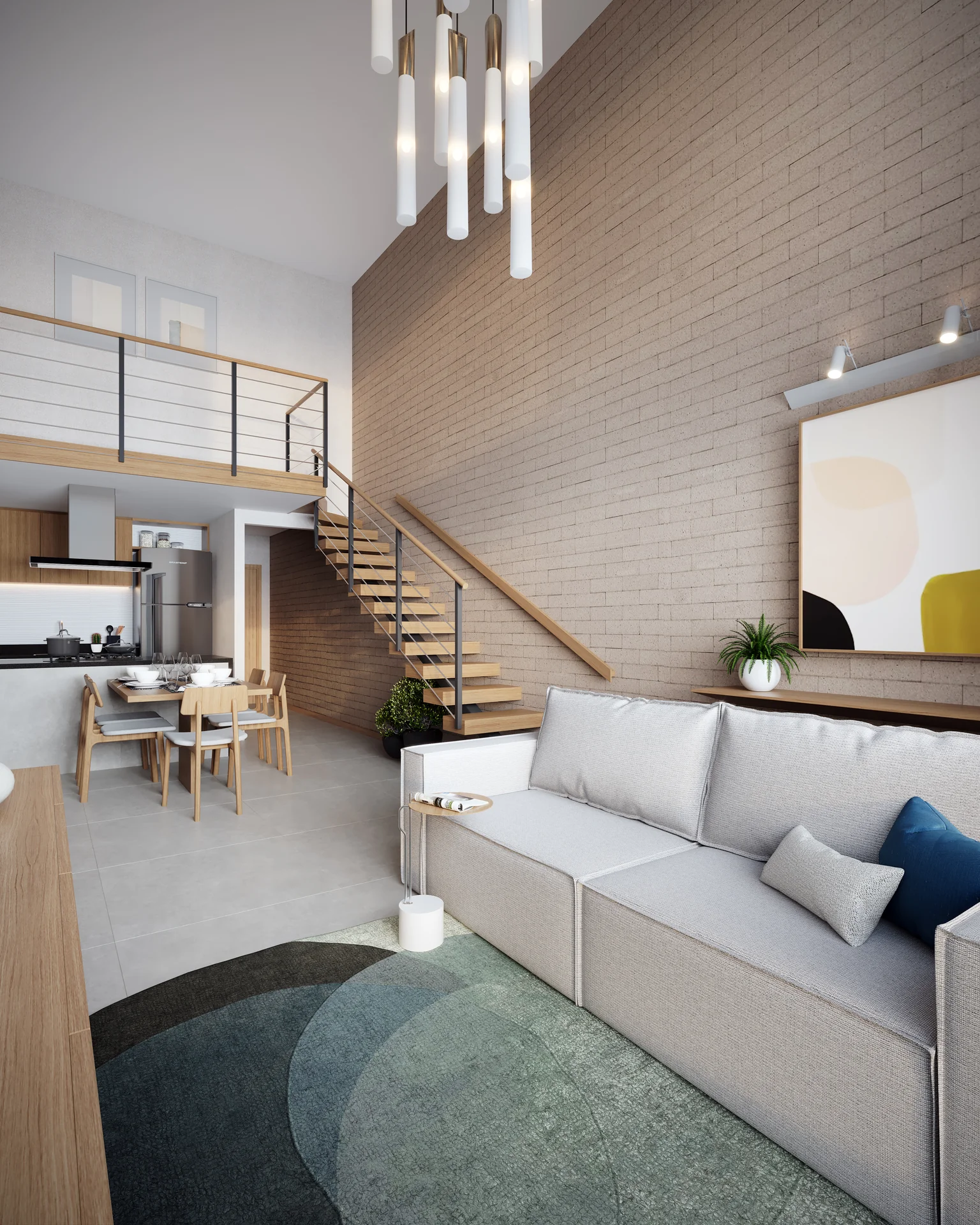 Living Duplex do Loft Decorado
