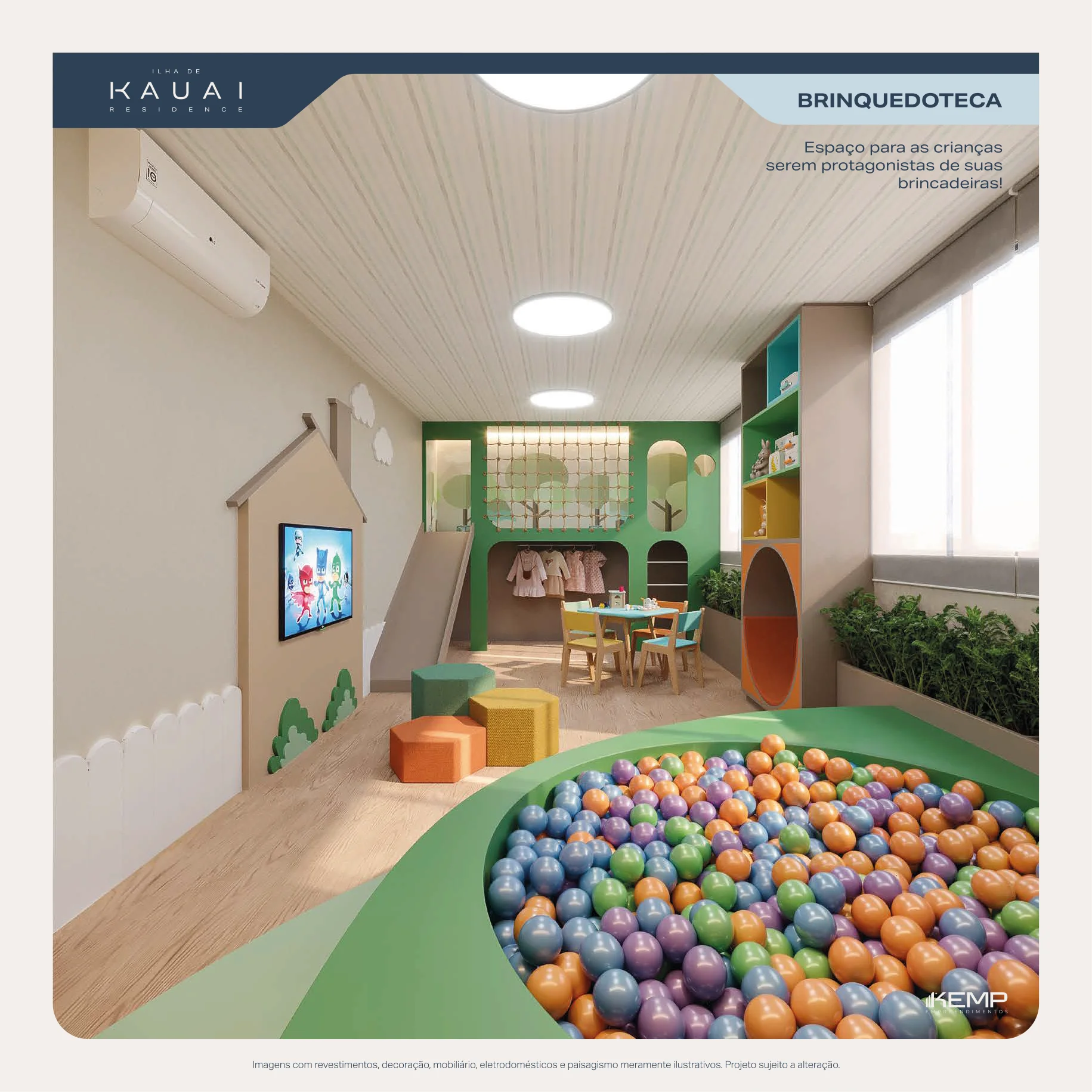 Brinquedoteca Temática com Piscina de Bolinhas