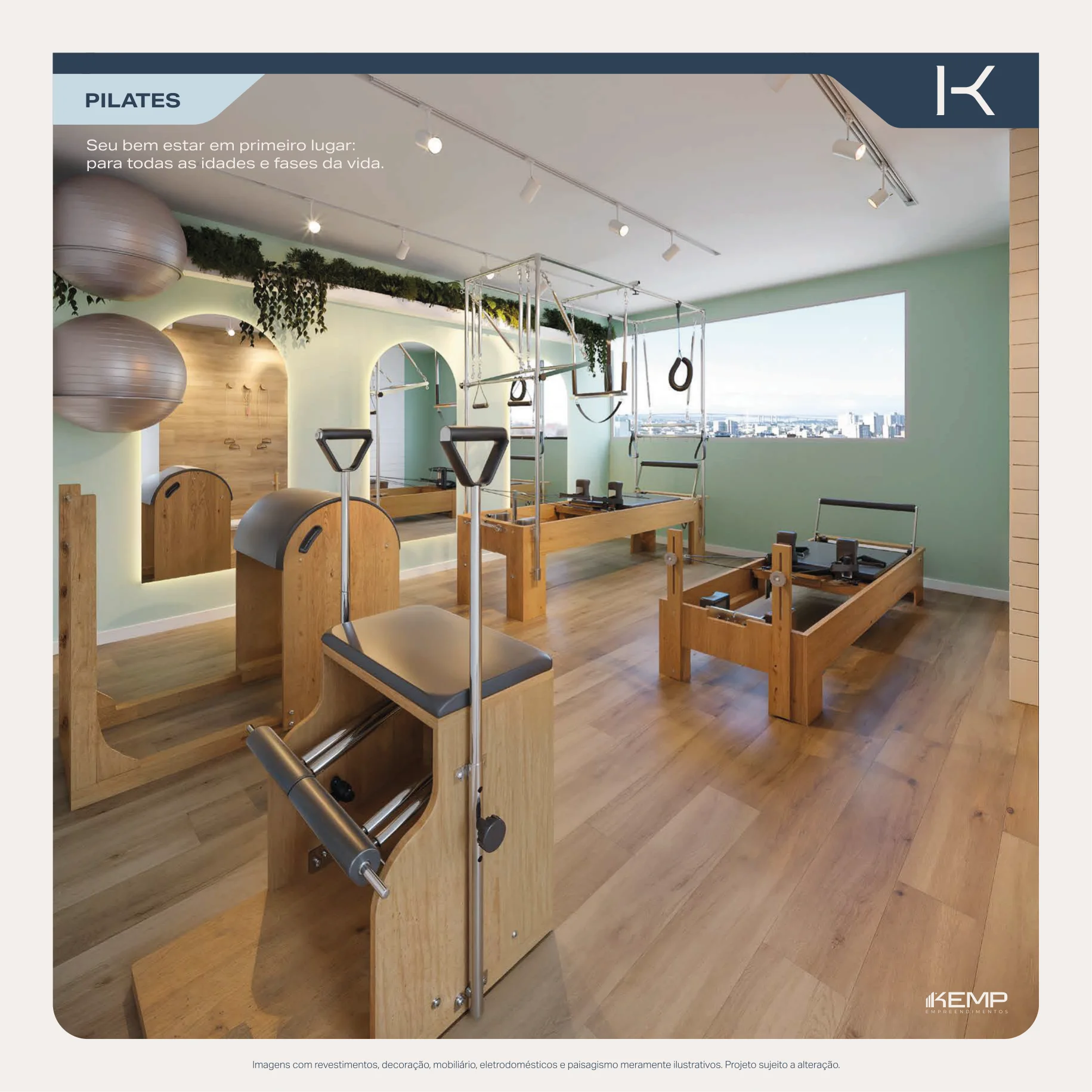 Sala de Pilates Equipada