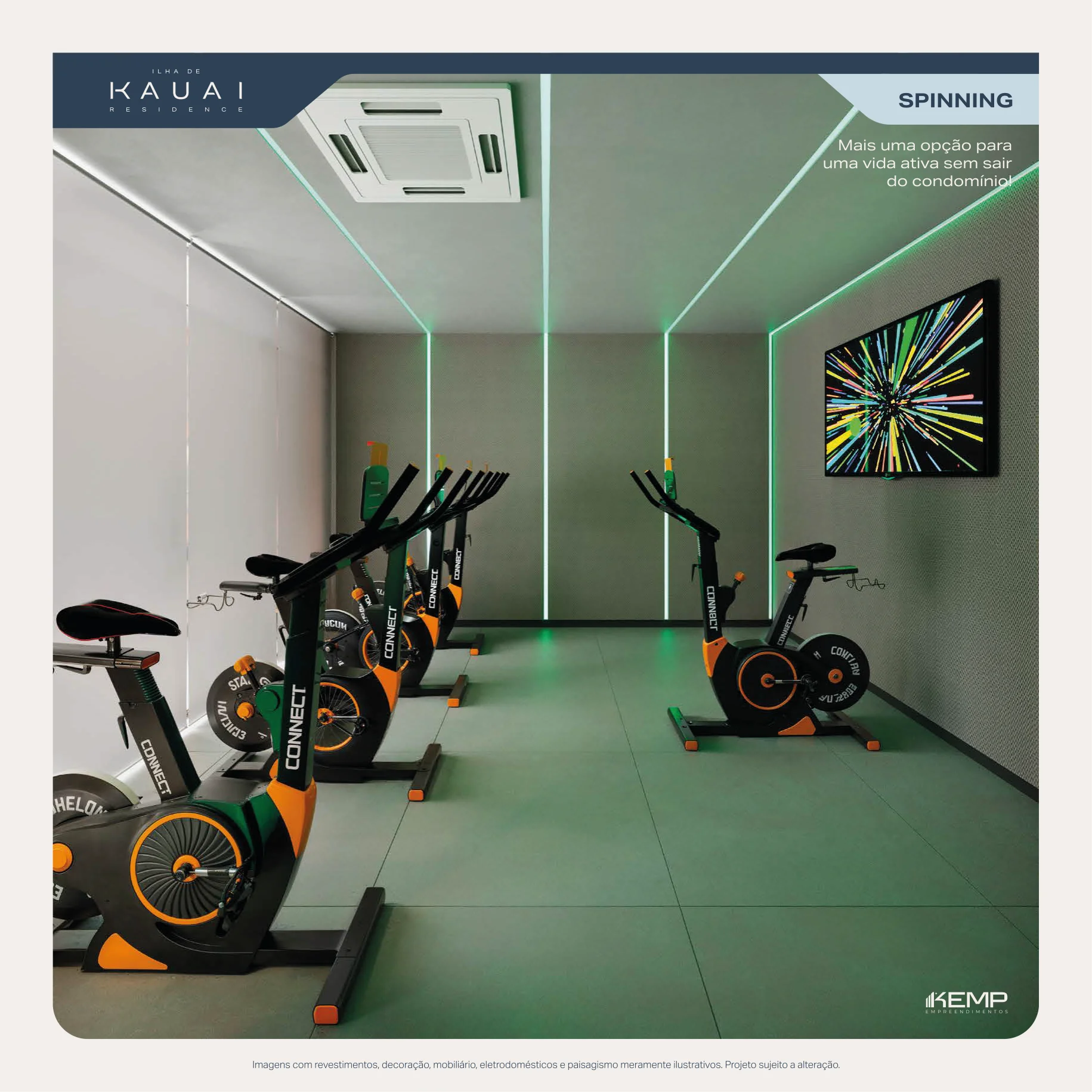 Estúdio de Spinning para Ciclismo Indoor