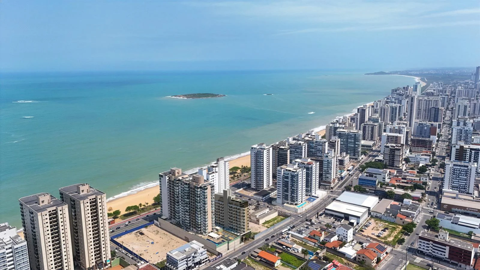 Fotomontagem Aérea com Localização na Quadra do Mar de Itaparica