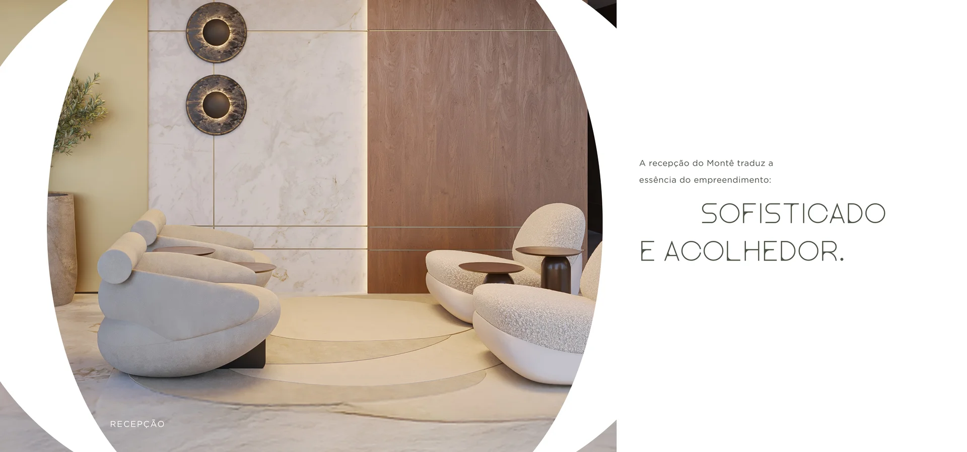 Recepção e Lobby Boutique com Decoração Acolhedora