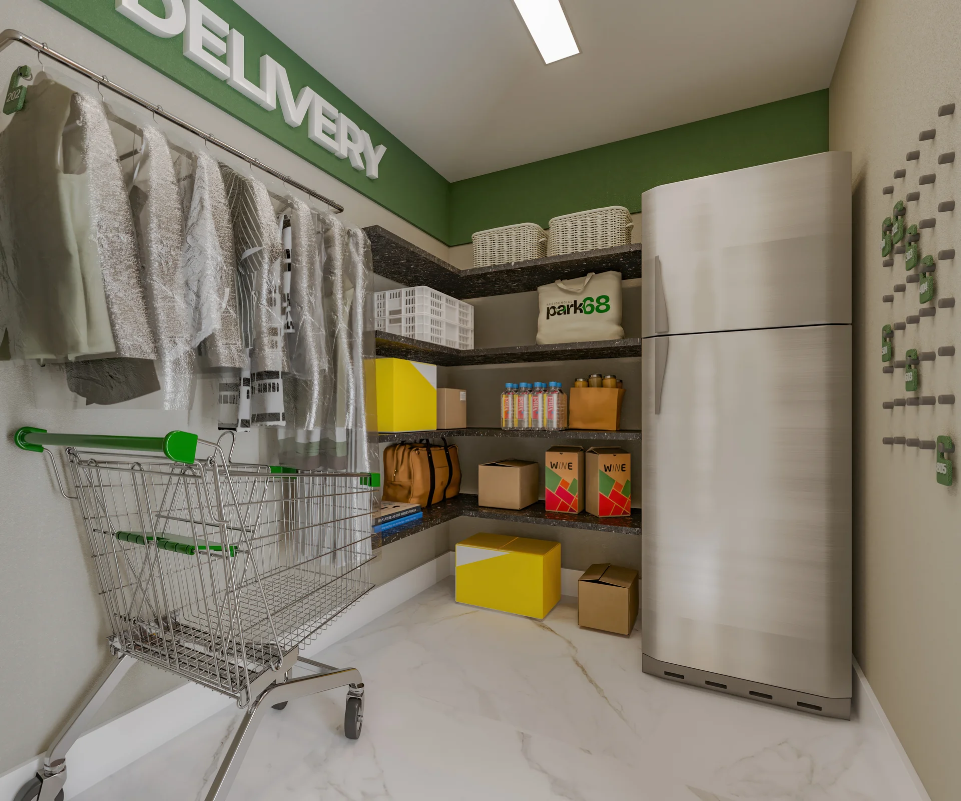 Espaço Delivery Refrigerado para Encomendas
