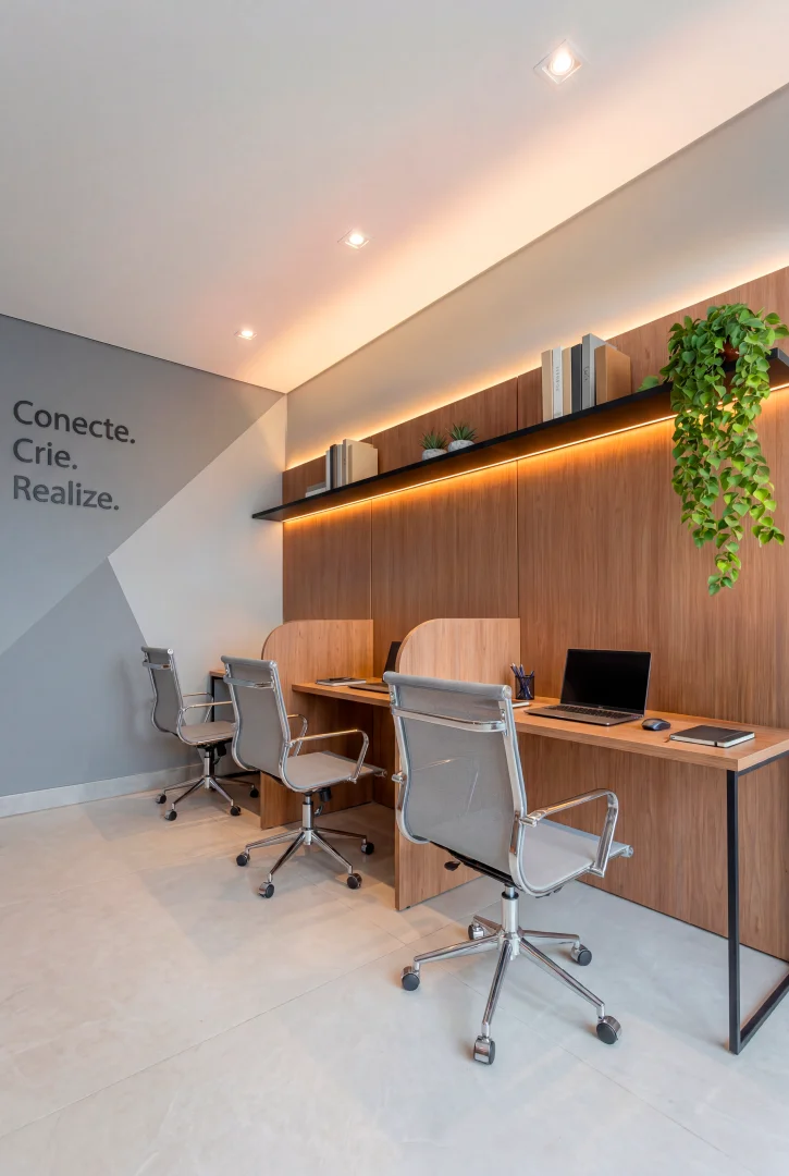 Coworking Corporativo com Estações de Trabalho e Wi-Fi