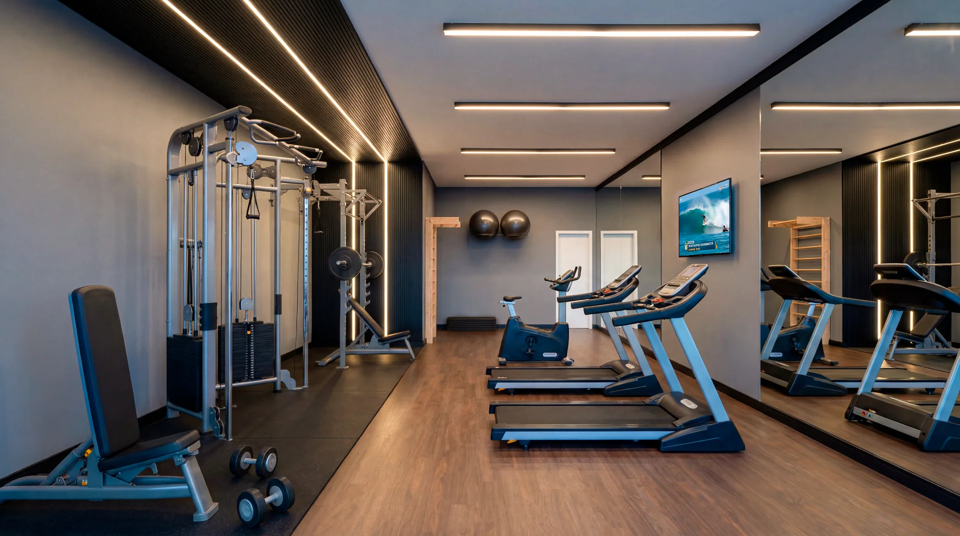 Fitness Center Climatizado com Aparelhos Profissionais