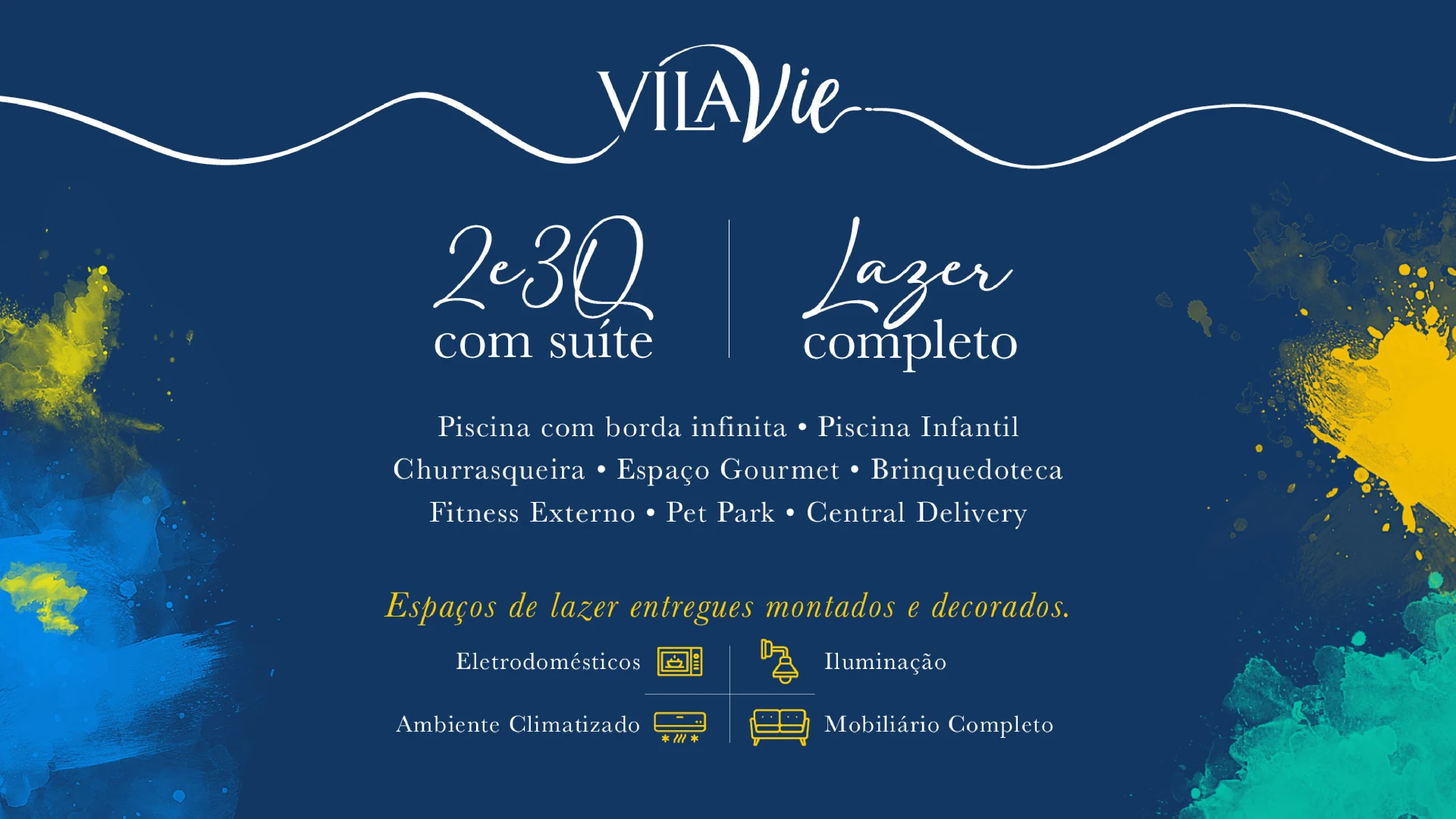 Fachada Contemporânea do Edifício VilaVie na Praia da Costa Construtora Canal