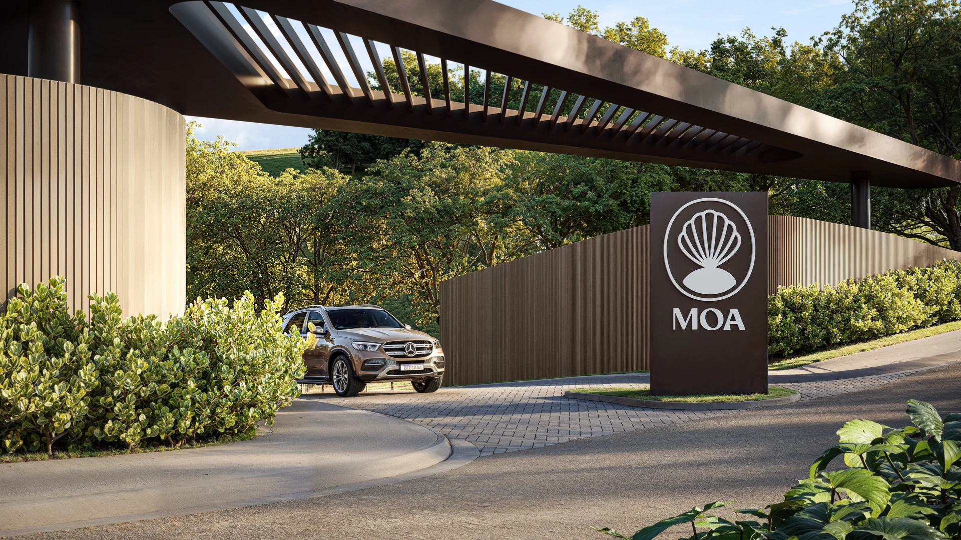 MOA Costa Alta — Perspectiva de lazer e arquitetura