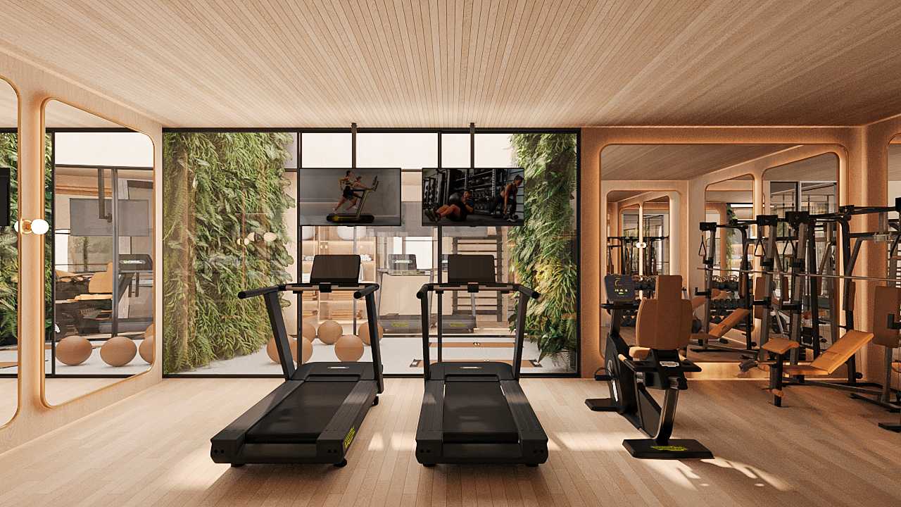 Academia Fitness de última geração climatizada com equipamentos de alta performance