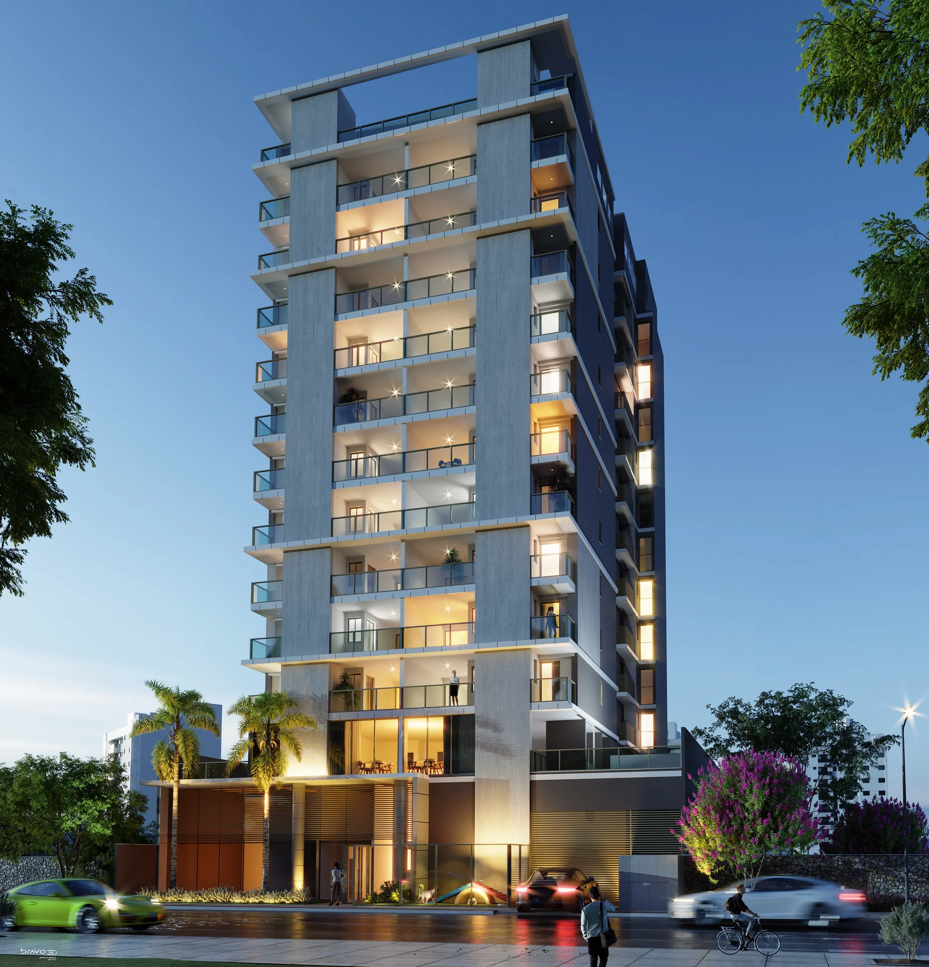 Space 177 — Perspectiva de lazer e arquitetura