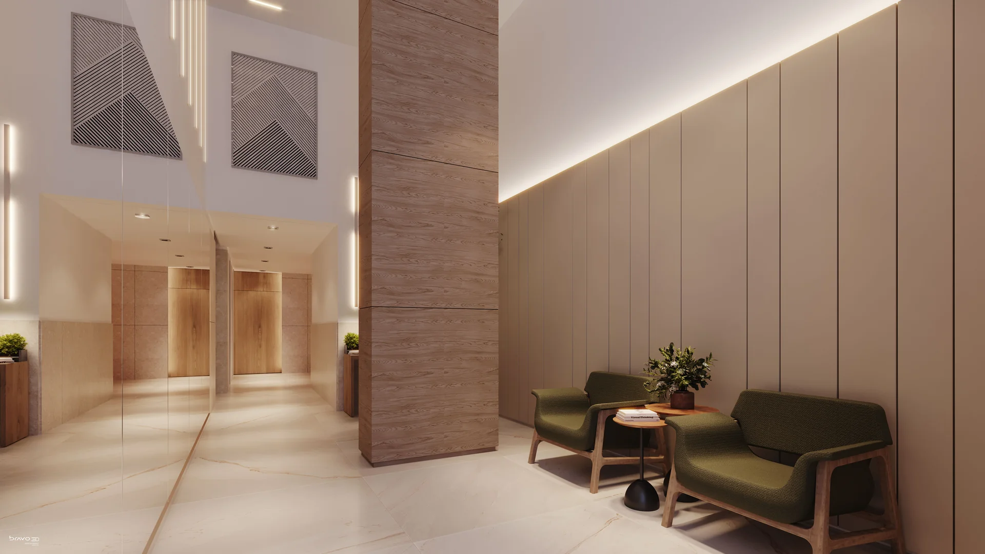 Space 177 — Perspectiva de lazer e arquitetura