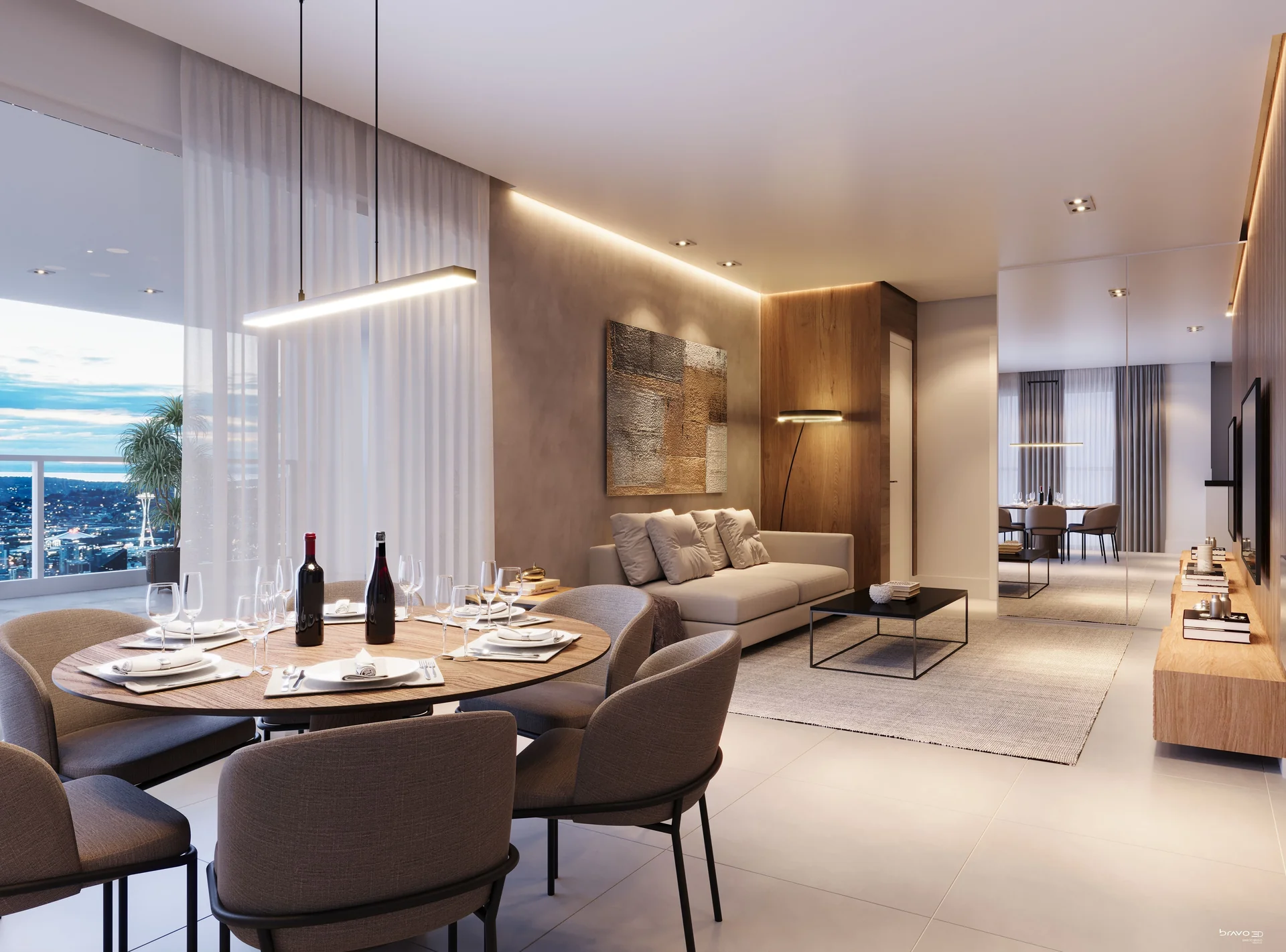 Space 177 — Perspectiva de lazer e arquitetura