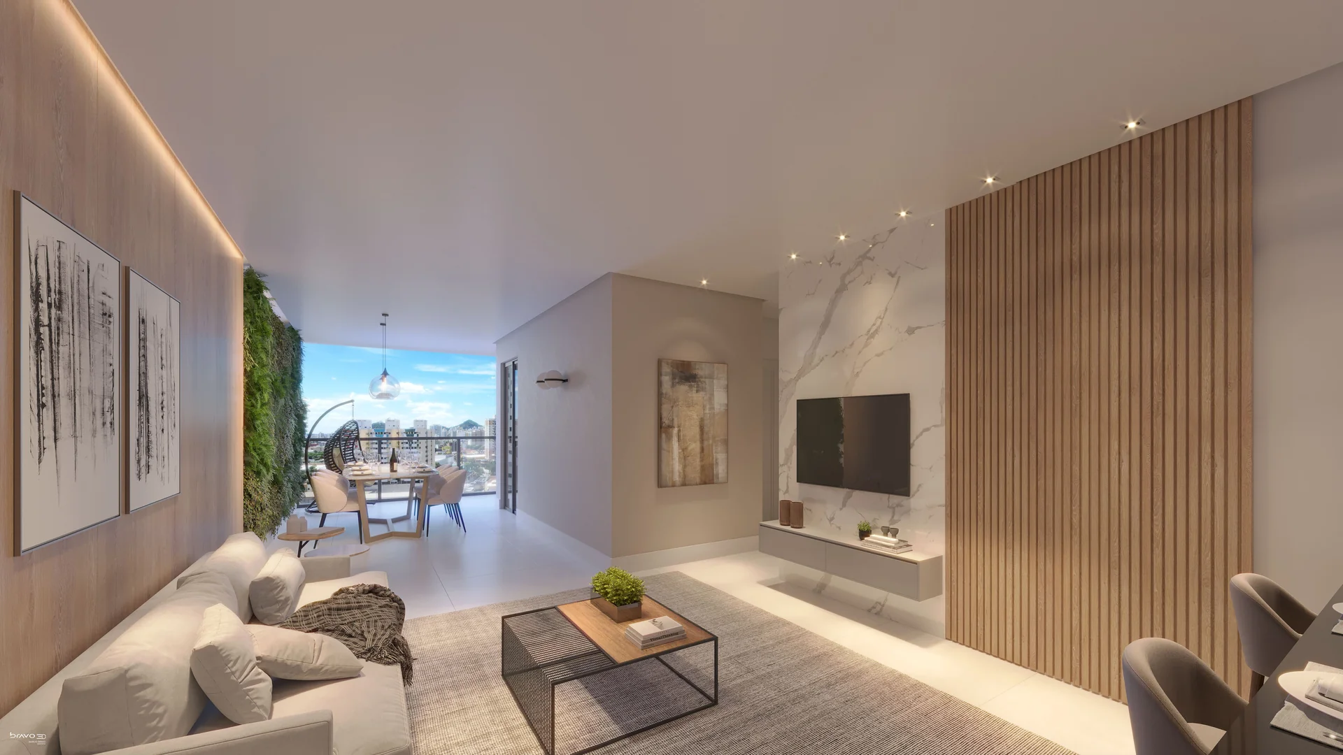 Space 177 — Perspectiva de lazer e arquitetura