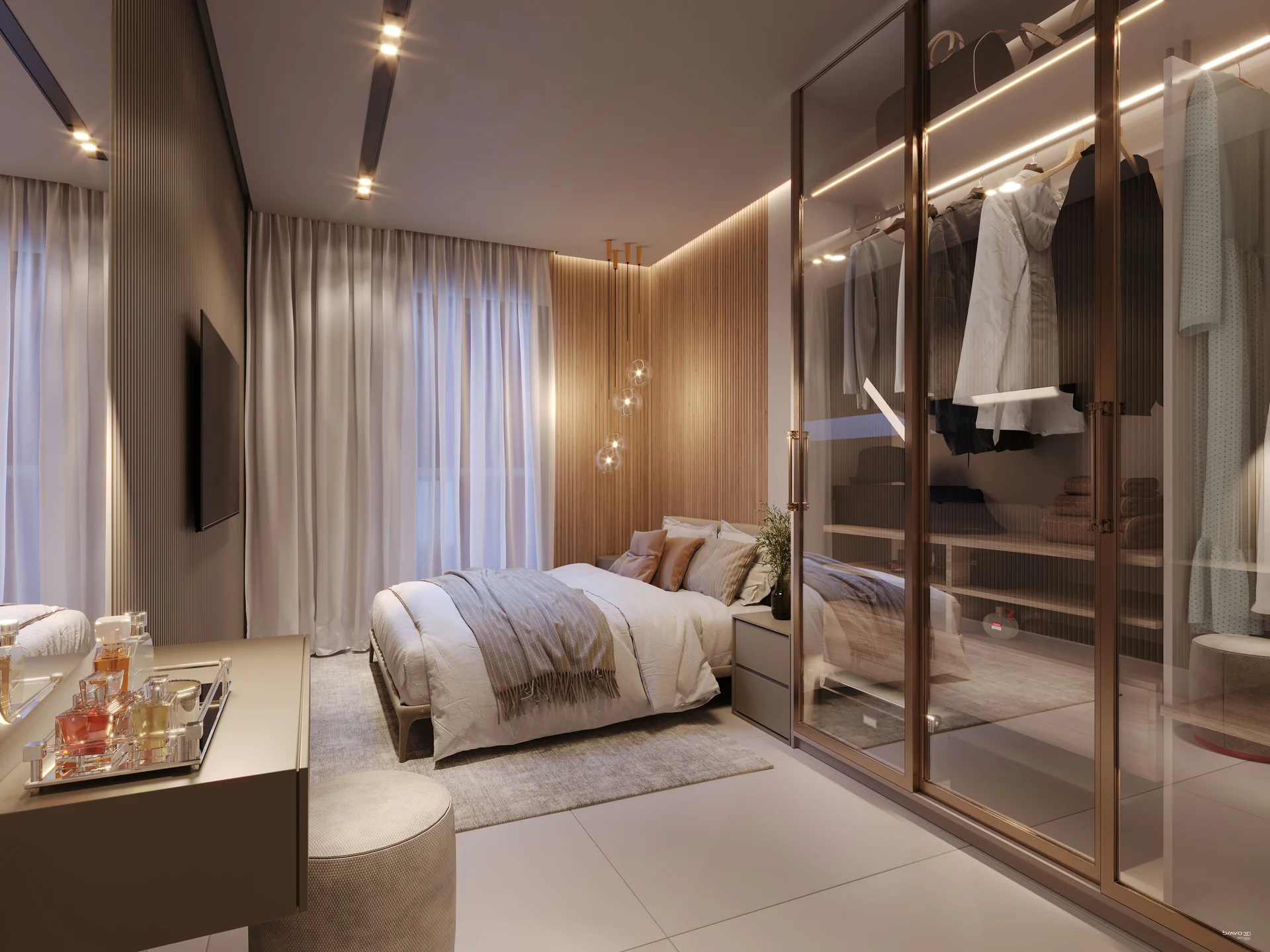 Space 177 — Perspectiva de lazer e arquitetura