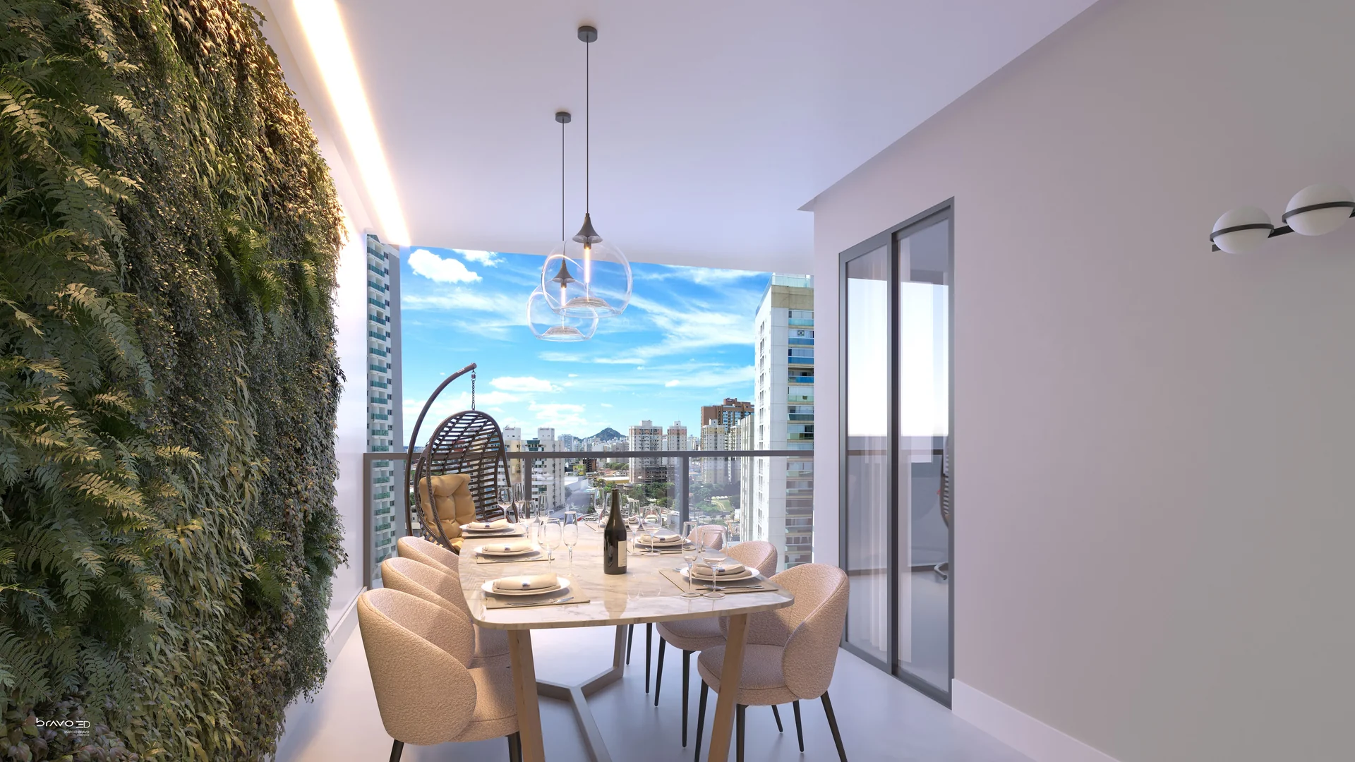 Space 177 — Perspectiva de lazer e arquitetura
